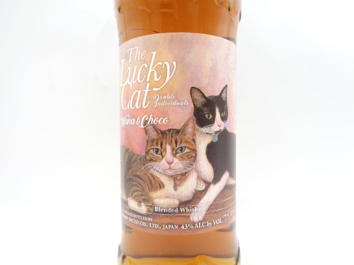 MARS WHISKY The Lucky Cat Double Individuals Hana&Choco maru s whisky The Lucky cat is na& chocolate 700ml 43% in box Q13005