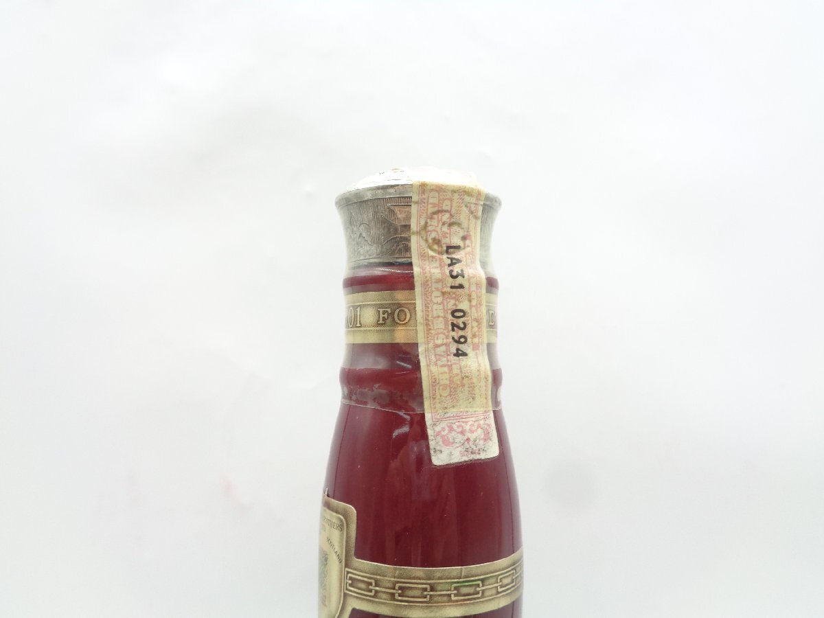 ROYAL SALUTE 21年 ロイヤル サルート 赤 レッド 陶器 スコッチ ウイスキー 1000ml 箱入 未開封 古酒 X266221_画像7