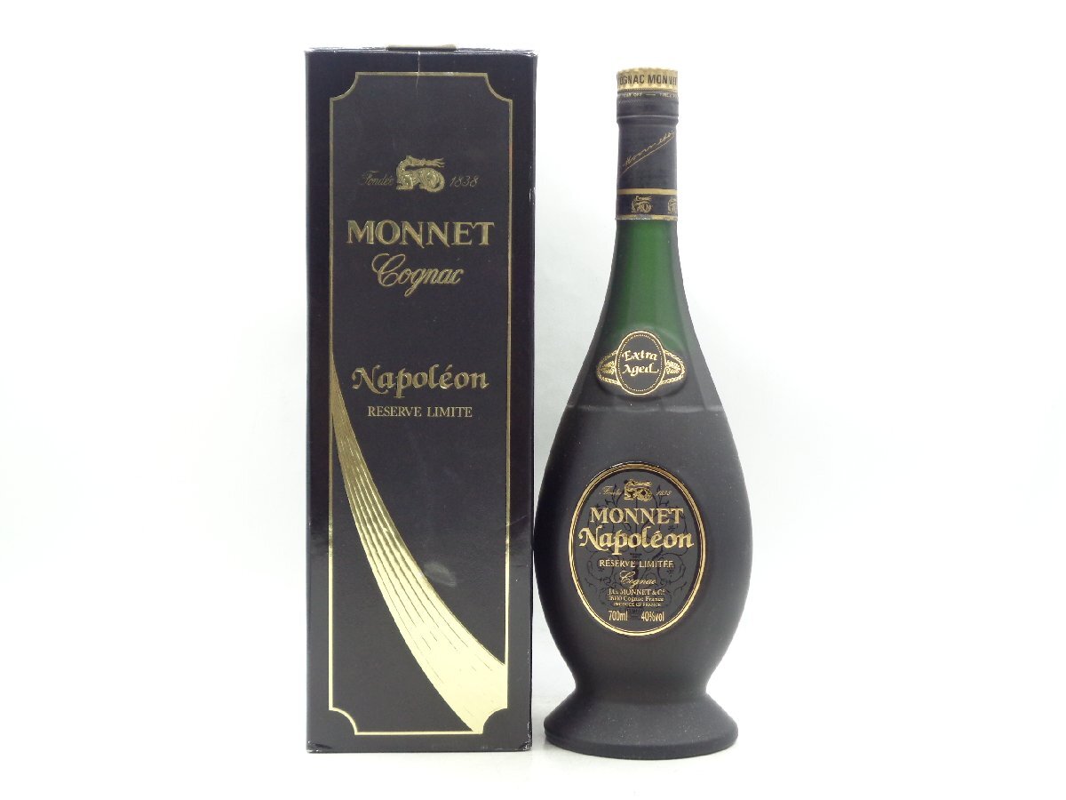 MONNET NAPOLEON RESERVE LIMITE モネ ナポレオン リザーブ リミット コニャック ブランデー 箱入 未開封 700ml 古酒 G24740の画像1