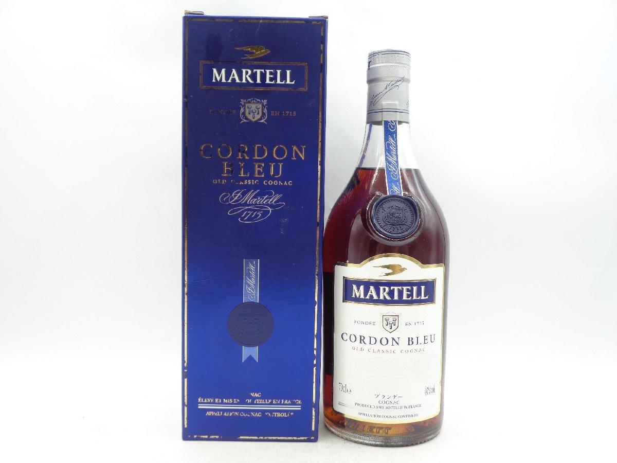 MARTELL CORDON BLEU OLD CLASSIC COGNAC マーテル コルドンブルー オールド クラシック コニャック ブランデー 700ml X266336の画像1