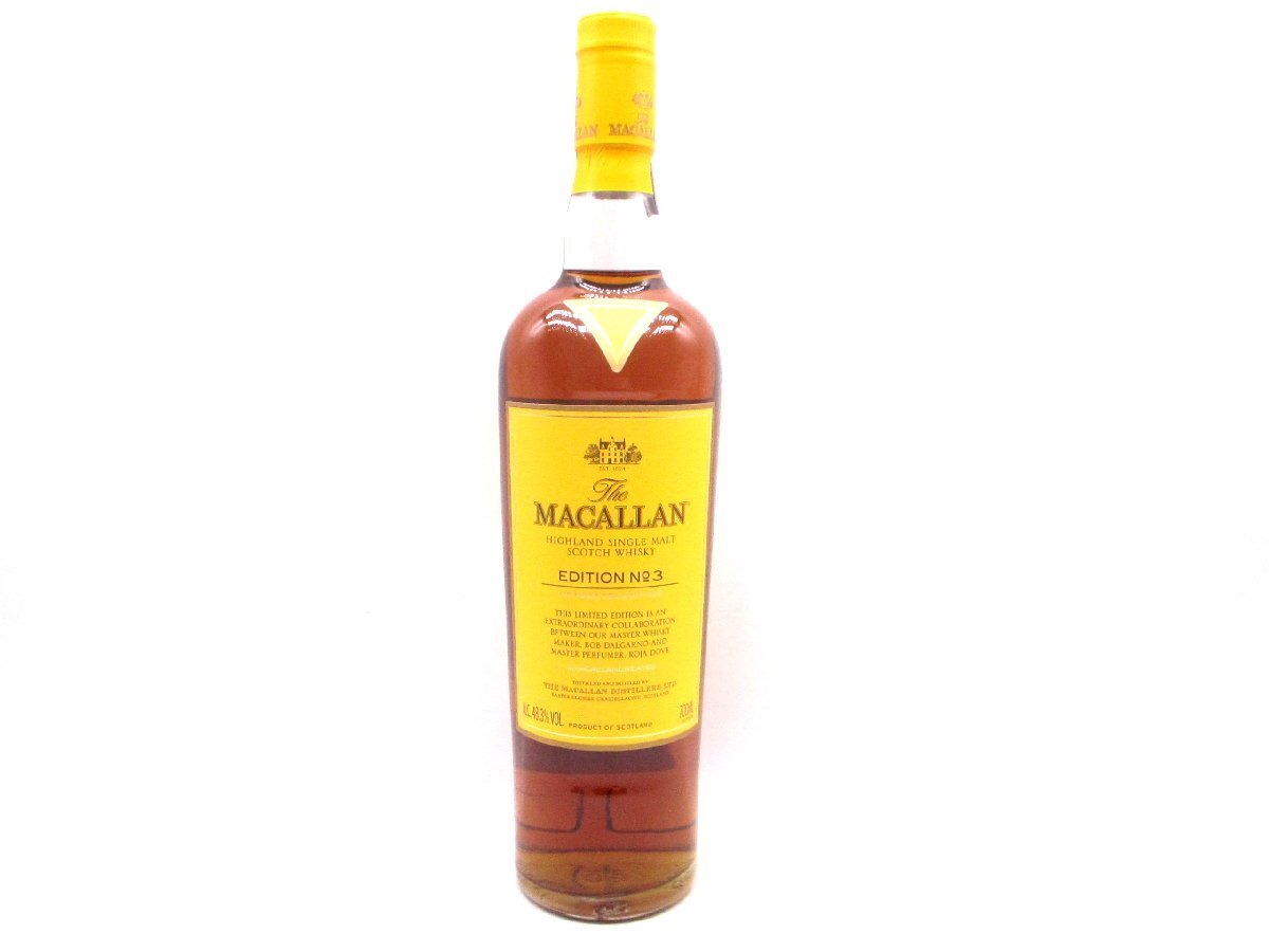 THE MACALLAN EDITION №3 ザ・マッカラン エディション ナンバー3 700ml 48% ウイスキー 古酒 未開栓 X189698の画像1