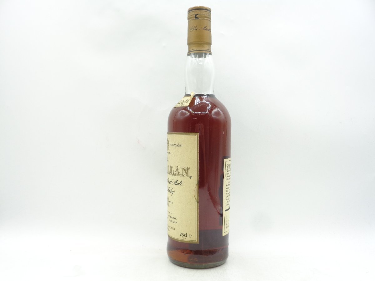 THE MACALLAN ザ マッカラン 12年 シングル ハイランド モルト スコッチ ウイスキー 旧ボトル 未開栓 古酒 750ml 43% X248625の画像2