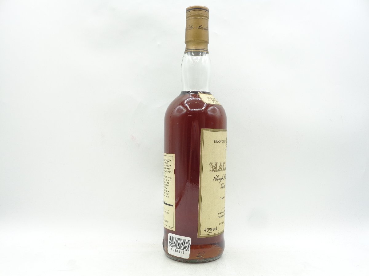 THE MACALLAN ザ マッカラン 12年 シングル ハイランド モルト スコッチ ウイスキー 旧ボトル 未開栓 古酒 750ml 43% X248625の画像4