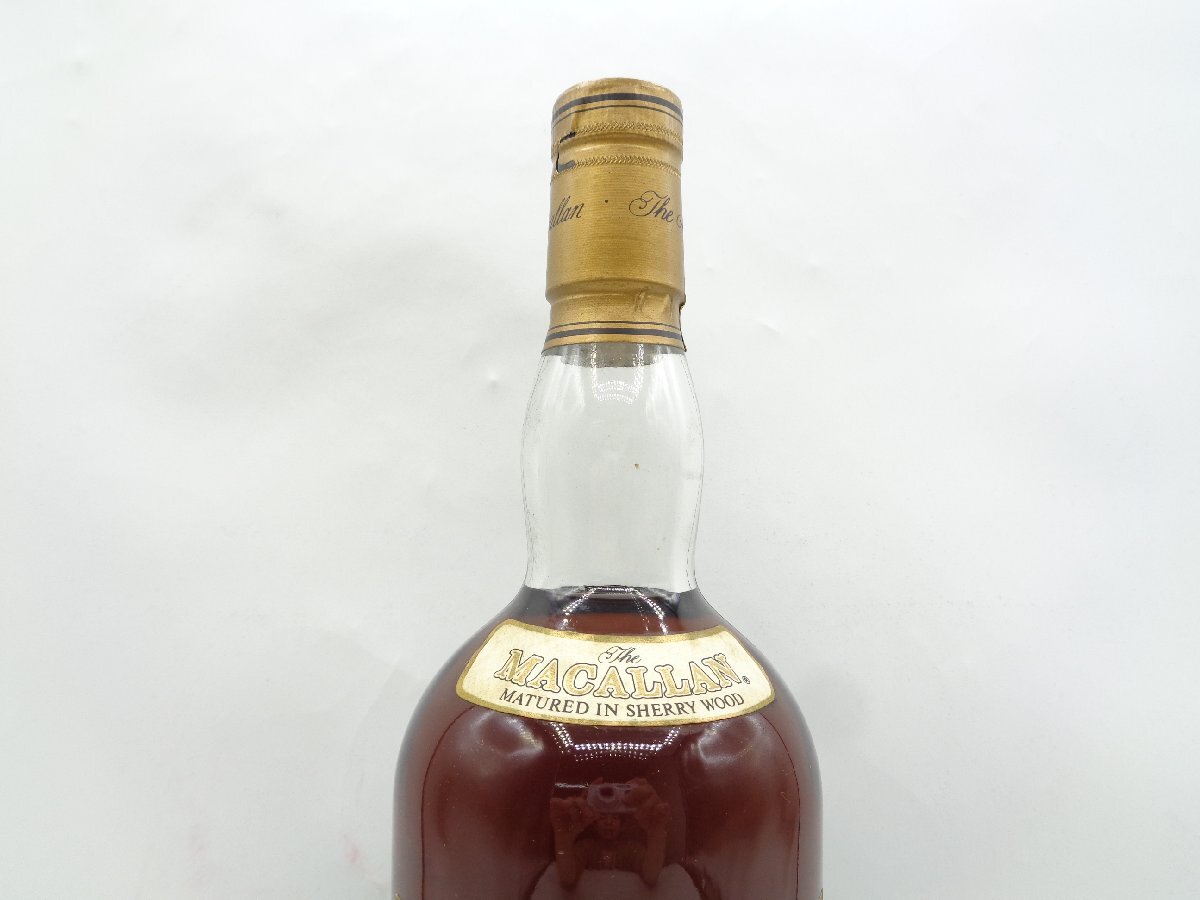 THE MACALLAN ザ マッカラン 12年 シングル ハイランド モルト スコッチ ウイスキー 旧ボトル 箱入 未開栓 古酒 1000ml 43% Z018508の画像7