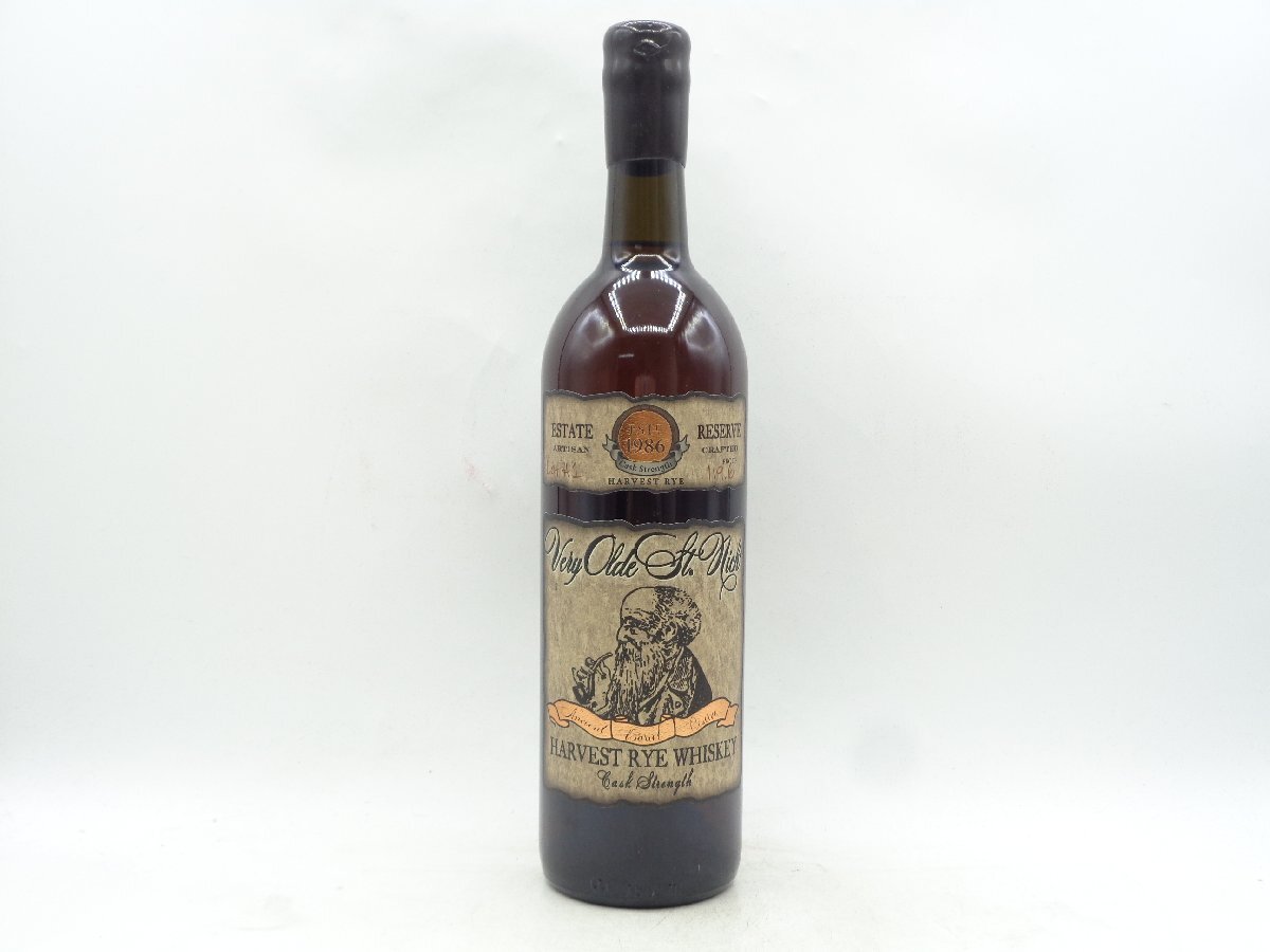 VERY OLDE ST NICK HARVEST RYE WHISKEY ベリー オールド セント ニック ハーベスト ライ ウイスキー 750ml 119,6PROOF X238701の画像1