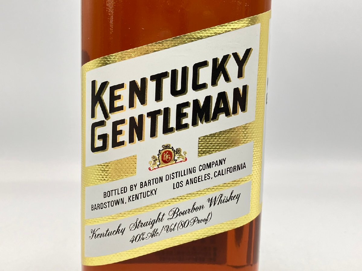 ST【同梱不可】 特級 KENTUCKY GENTLEMAN ケンタッキージェントルマン 750ml 43% 未開栓 古酒 Z049271の画像7