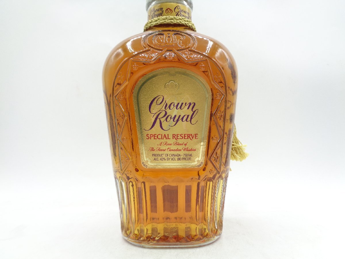 CROWN ROYAL SPECIAL RESERVE クラウン ローヤル スペシャル リザーブ カナディアン ウイスキー 750ml 40% 古酒 未開栓 X266864の画像5