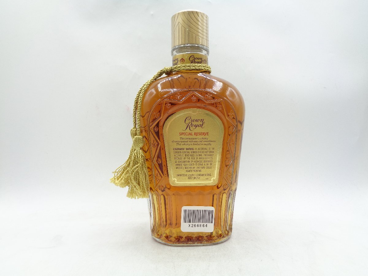 CROWN ROYAL SPECIAL RESERVE クラウン ローヤル スペシャル リザーブ カナディアン ウイスキー 750ml 40% 古酒 未開栓 X266864の画像3