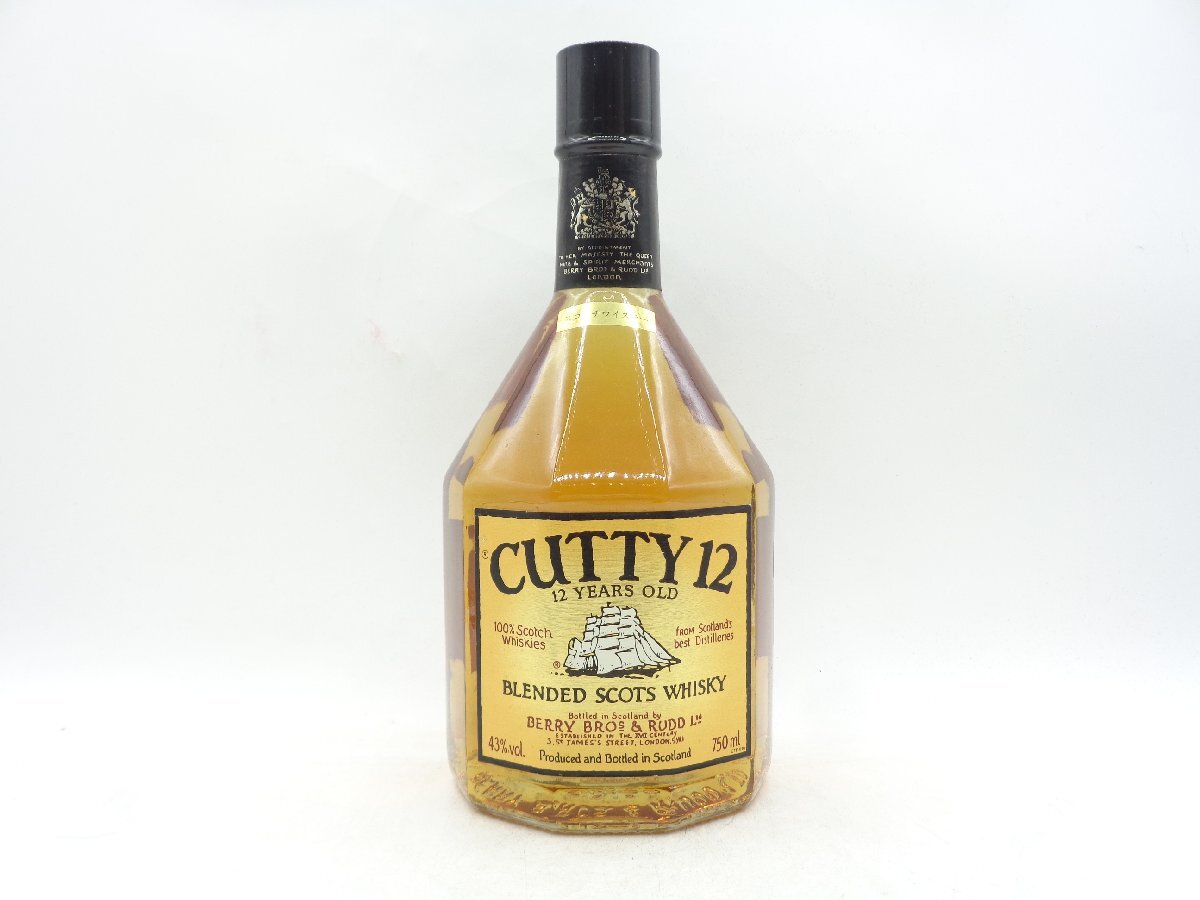 ＣUTTY 12年 カティ サーク スコッチ ウイスキー 750ml 43% 未開封 古酒 B66709_画像1