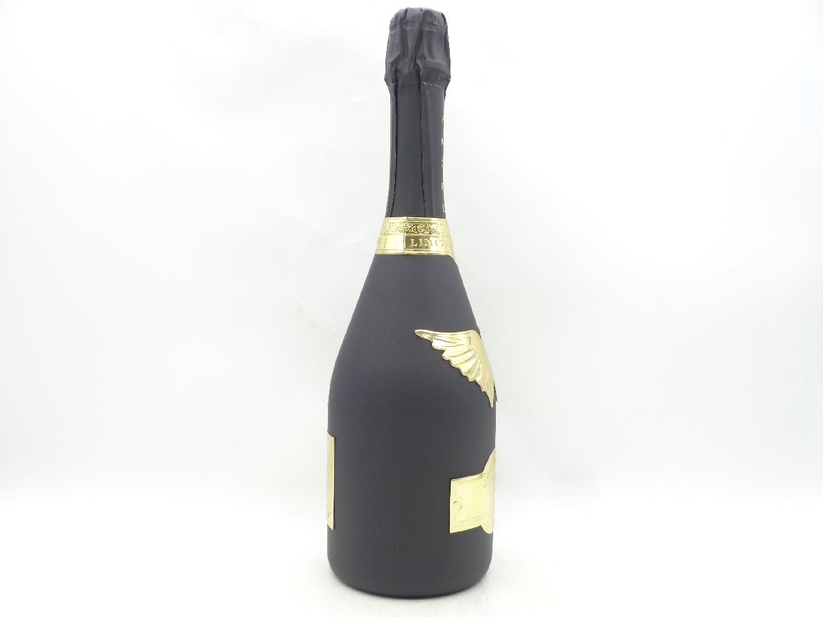 ANGEL CHAMPAGNE BRUT エンジェル ブリュット シャンパン ブラックボトル ゴールドラベル 日本陸上 5周年 ケース入 750ml 12.5％ B66052_画像5