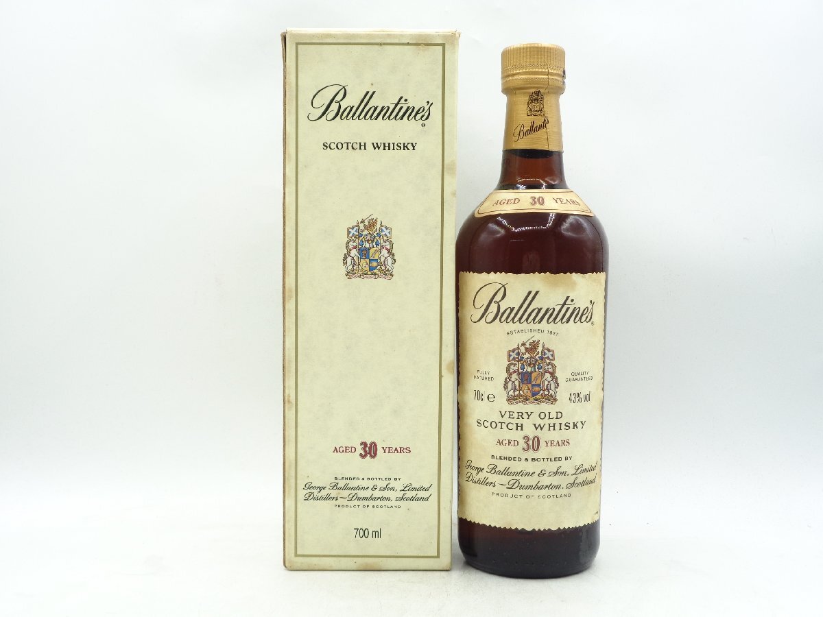 BALLANTINE'S VERY OLD 30年 バランタイン ベリー オールド スコッチ ウイスキー 700ml 43% 箱入 未開封 古酒 G24889の画像1