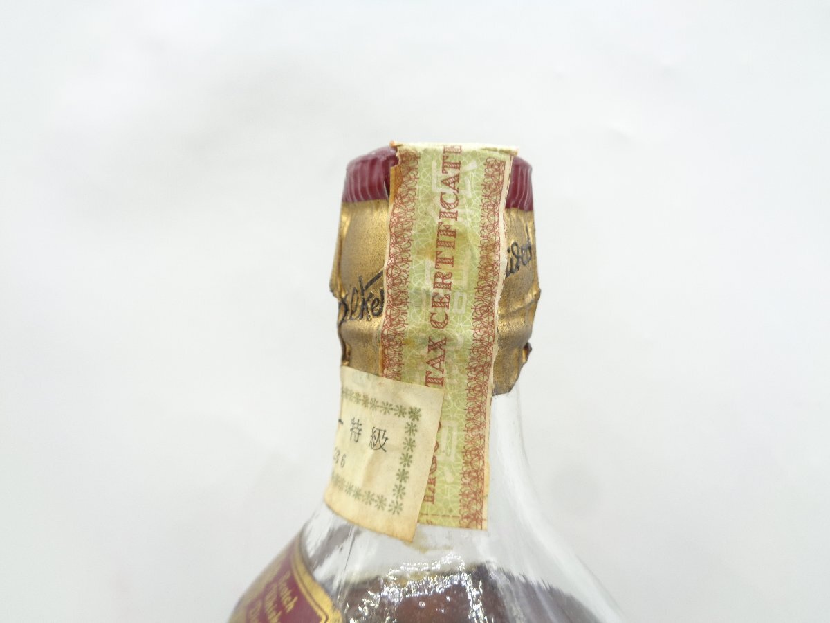 JOHNNIE WALKER RED LABEL ジョニー ウォーカー 赤 レッドラベル コルク栓 スコッチ ウイスキー 特級 760ml 43% 未開封 古酒 P031840の画像7