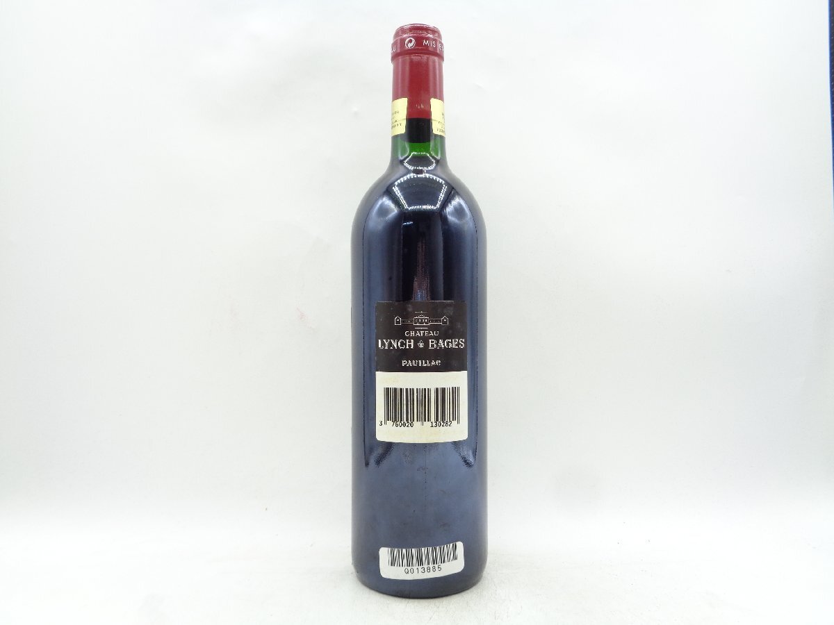 【1円】～ CHATEAU LYNCH BAGES 1996 PAUILLAC シャトー ランシュ バージュ ポイヤック 赤ワイン Q013885の画像3