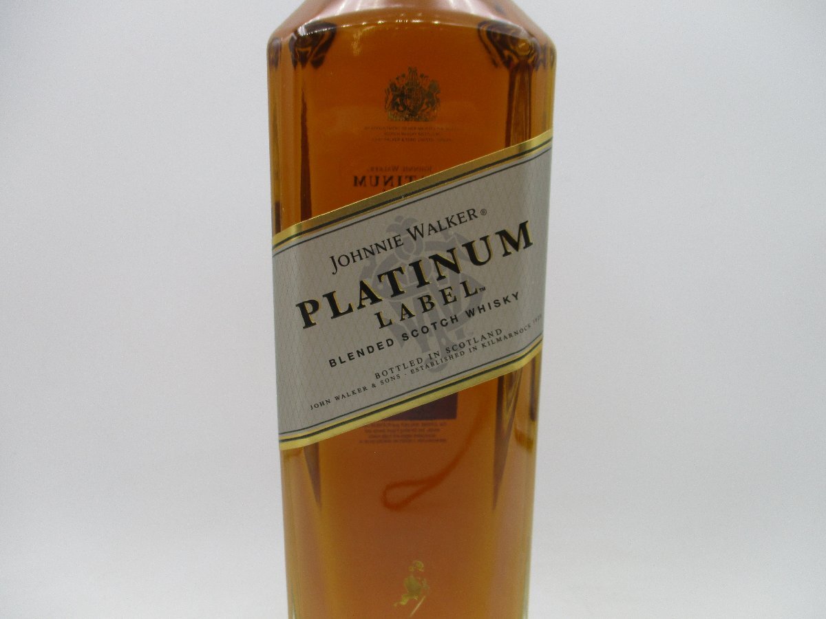 JOHNNIE WALKER 18年 PLATINUM LABEL ジョニー ウォーカー プラチナムラベル ウイスキー 700ml 40% 箱入 古酒 未開栓 X267130_画像5