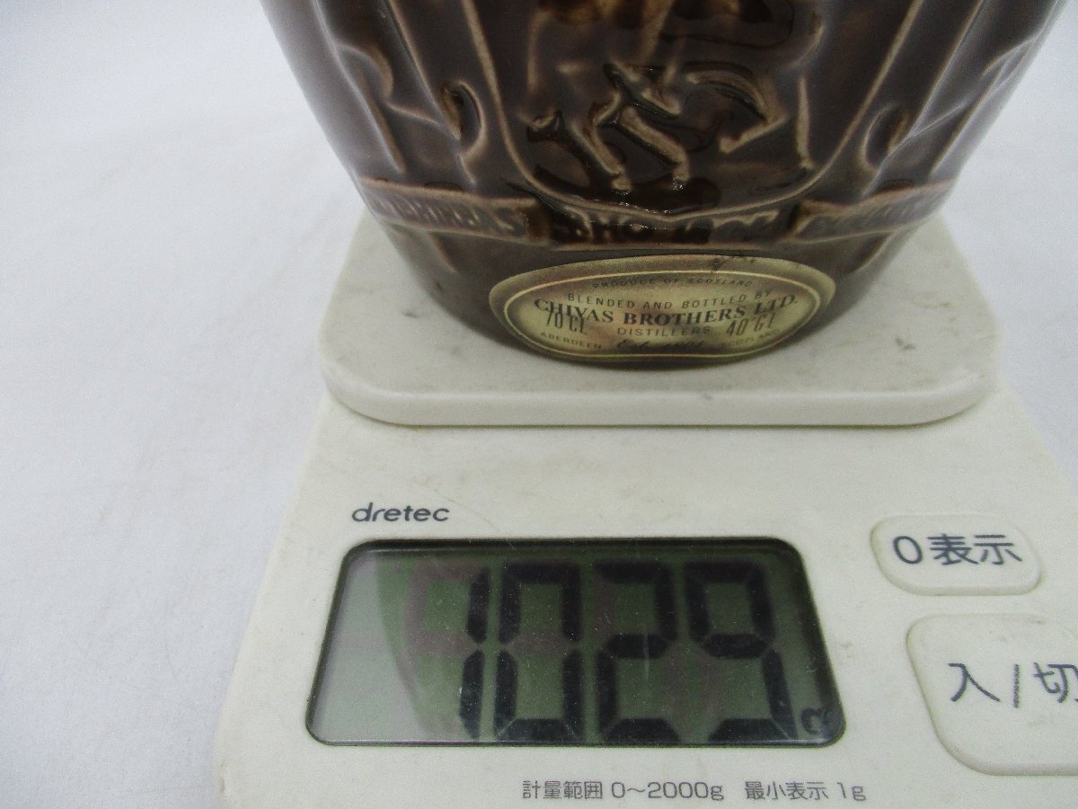 ROYAL SALUTE 21年 ロイヤルサルート 21年 スコッチ ウイスキー 茶 陶器ボトル 未開封 700ml 40％ 古酒 X267138の画像9