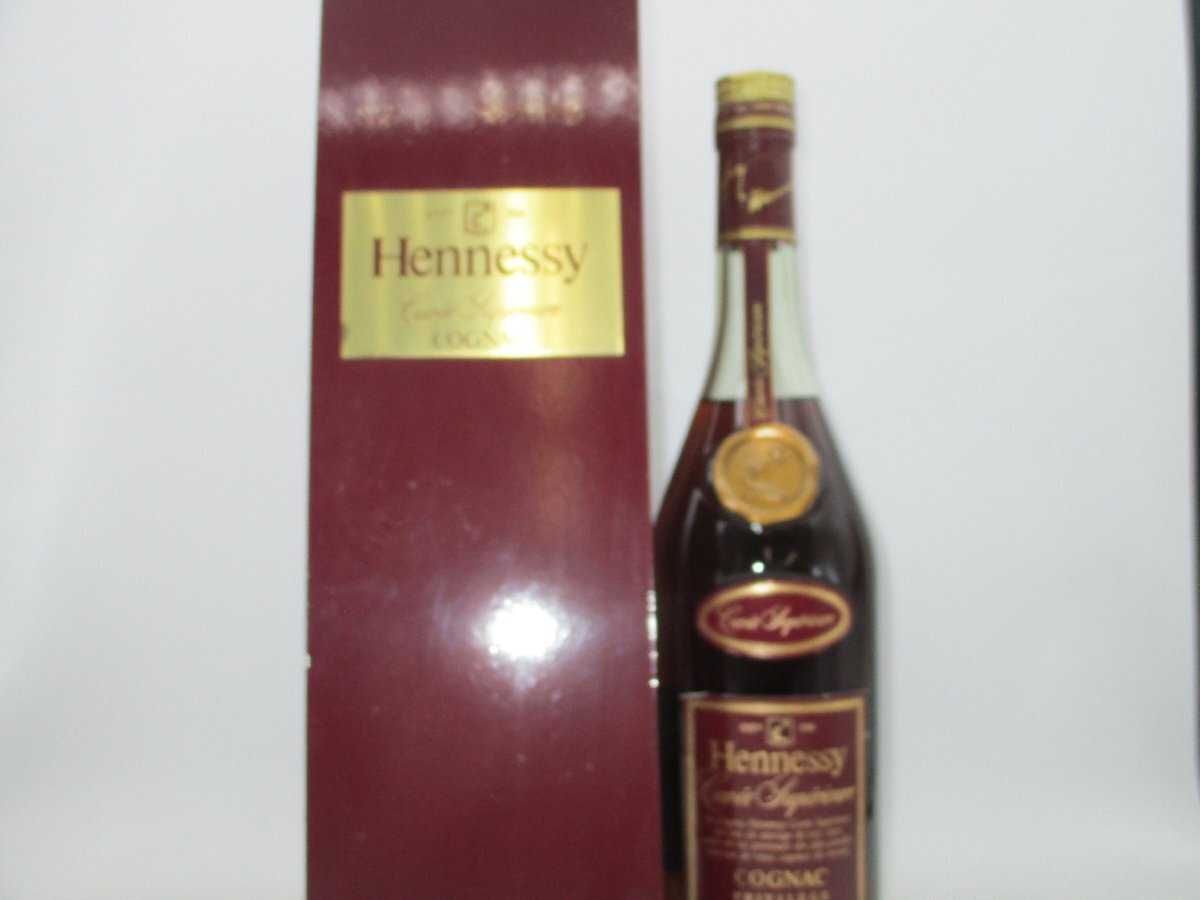 HENNESSY CUVEE SUPERIEURE PRIVILEGE ヘネシー キュベ スペリオール プリヴィレッジ ブランデー 700ml 40% 箱入 未開封 古酒 X267322_画像1