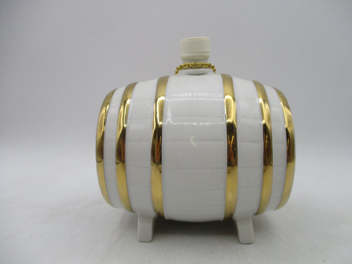 CAMUS NAPOLEONE カミュ ナポレオン 白 樽型ボトル 陶器 ブランデー 箱入 未開封 古酒 X267867の画像3