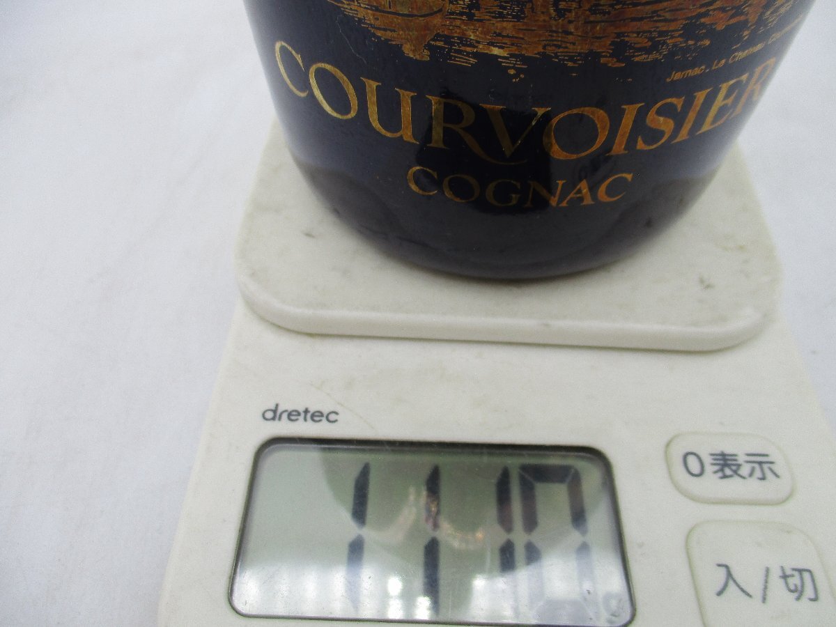 COURVOISIER FINE CHAMPAGNE EXTRA クルボアジェ フィーヌ シャンパーニュ エクストラ コニャック ブランデー 陶器ボトル 箱 未開栓 P32018の画像9