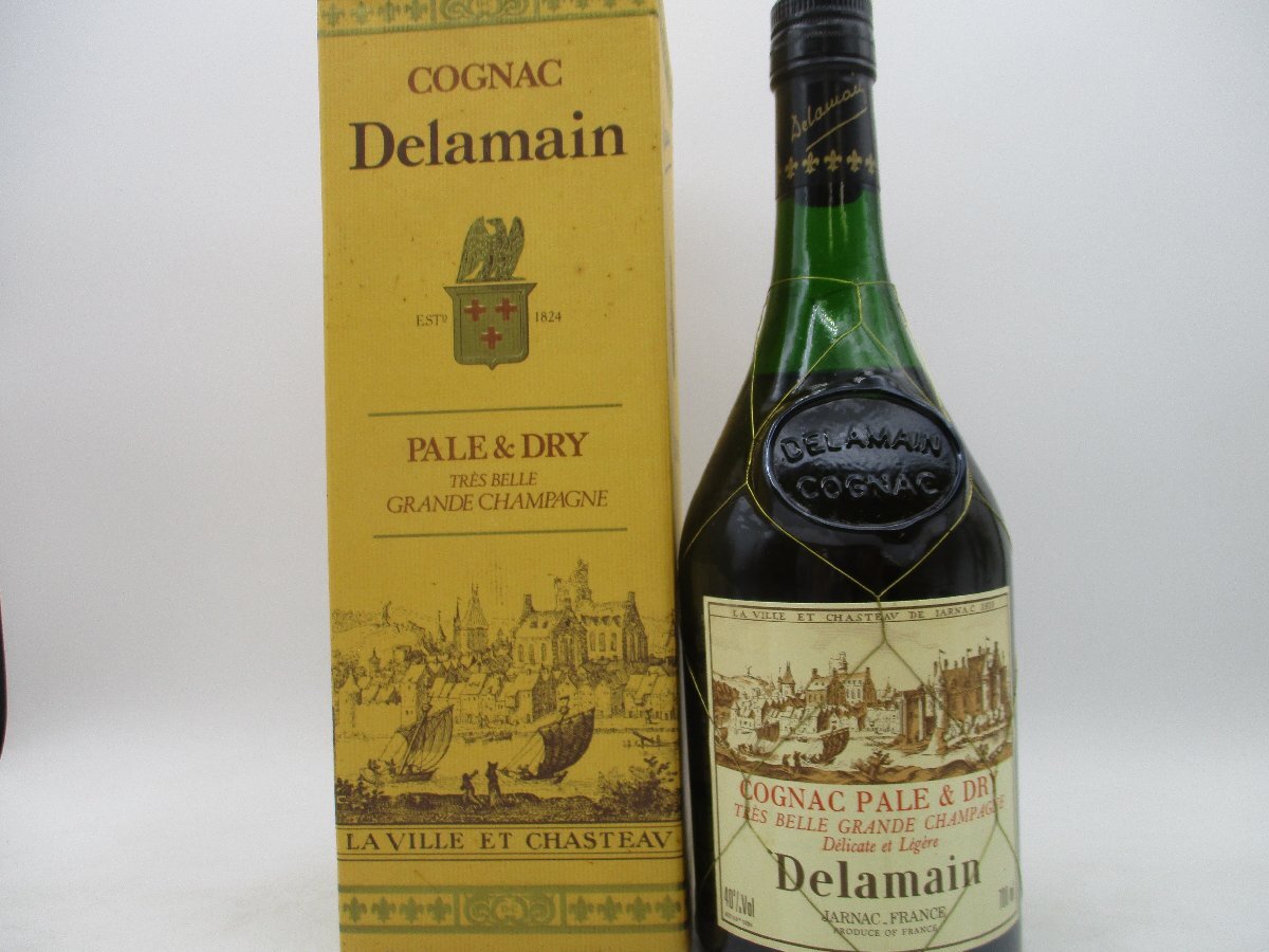 Delamain PALE & DRY デラマン ペール & ドライ グラン シャンパーニュ コニャック ブランデー 700ml 40% 箱入 未開封 古酒 B66999の画像1