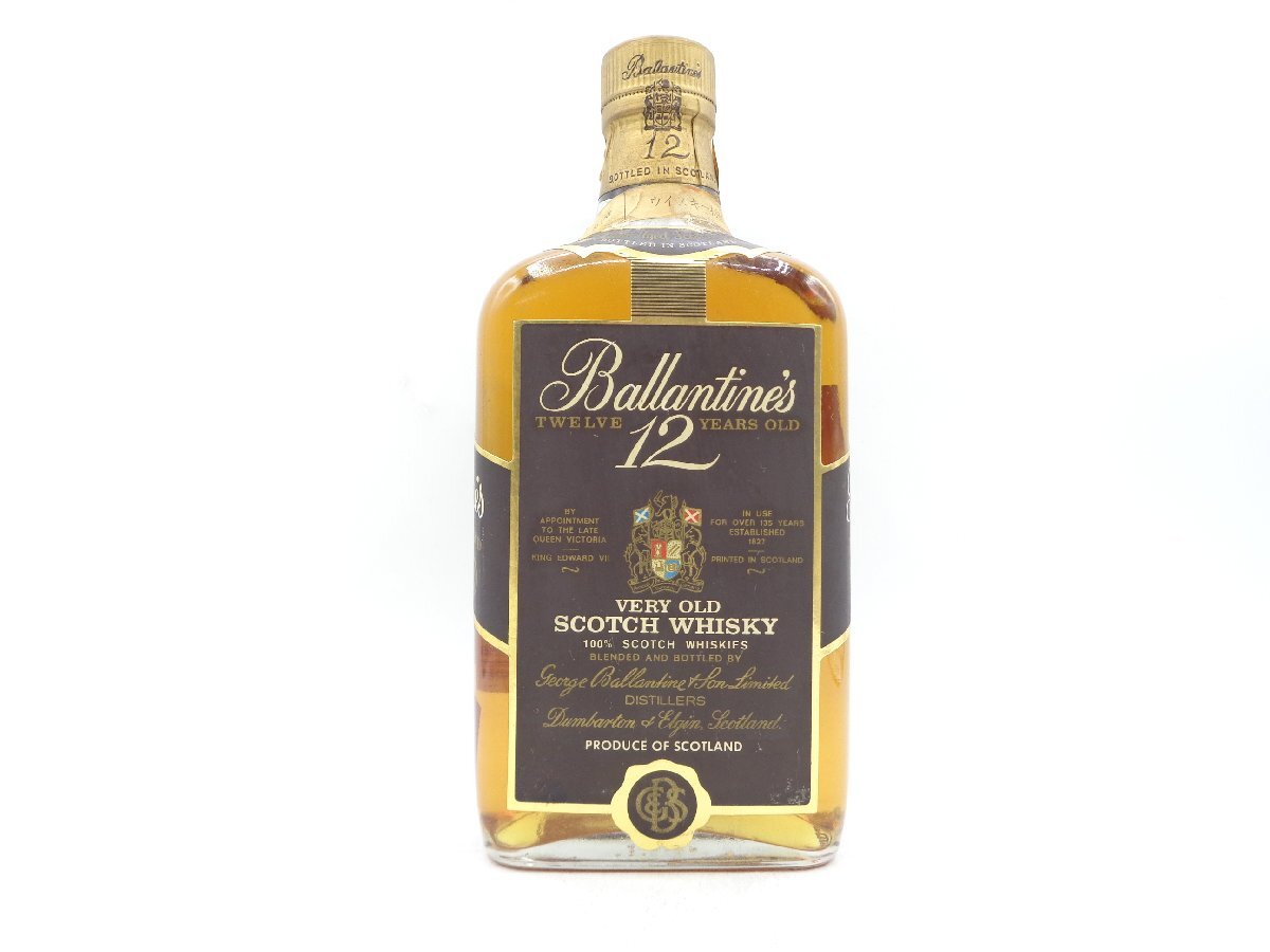BALLANTINE'S 12年 VERY OLD バランタイン ベリー オールド 赤青旗 スコッチ ウイスキー 特級 760ml 43％未開封 古酒 B67078_画像1