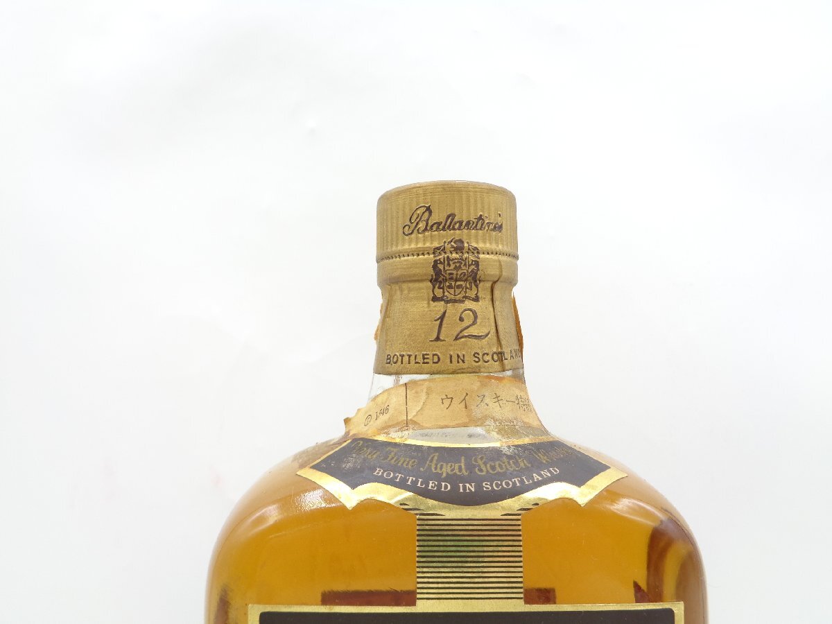 BALLANTINE'S 12年 VERY OLD バランタイン ベリー オールド 赤青旗 スコッチ ウイスキー 特級 760ml 43％未開封 古酒 B67078_画像6