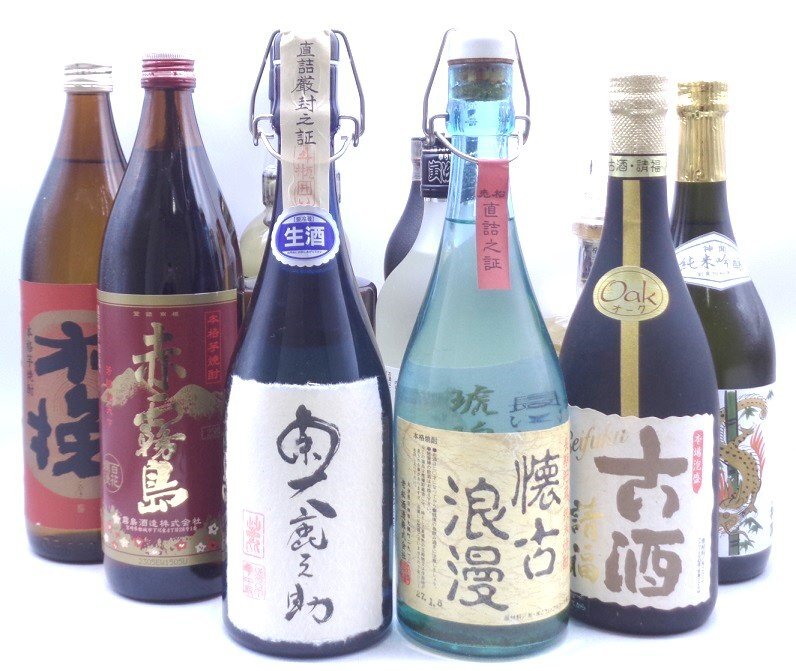 【同梱不可】1円スタート 焼酎 等 12本セット 赤霧島 懐古浪漫 等 古酒 G24951_画像1