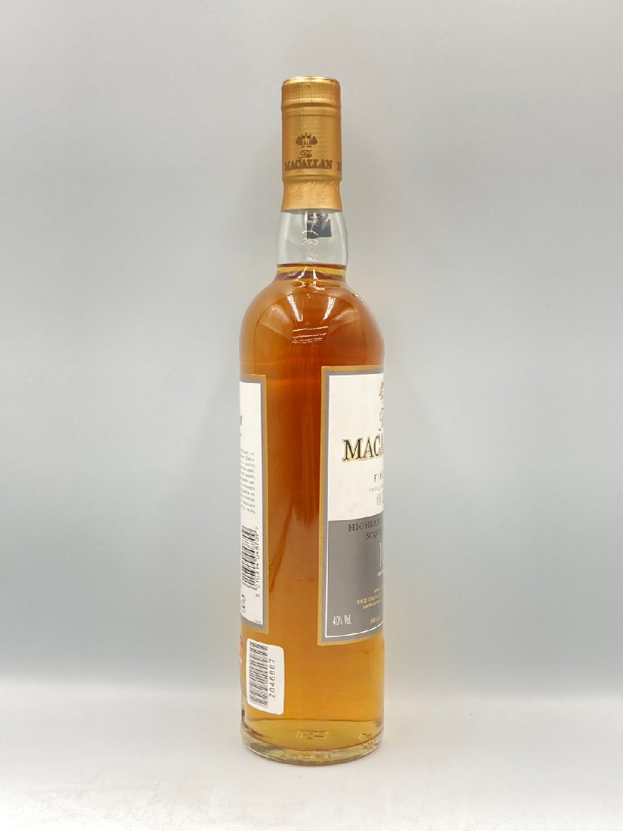 ST【同梱不可】 マッカラン ファインオーク 10年 スコッチウイスキー 700ml 40% 未開栓 古酒 Z046887_画像4
