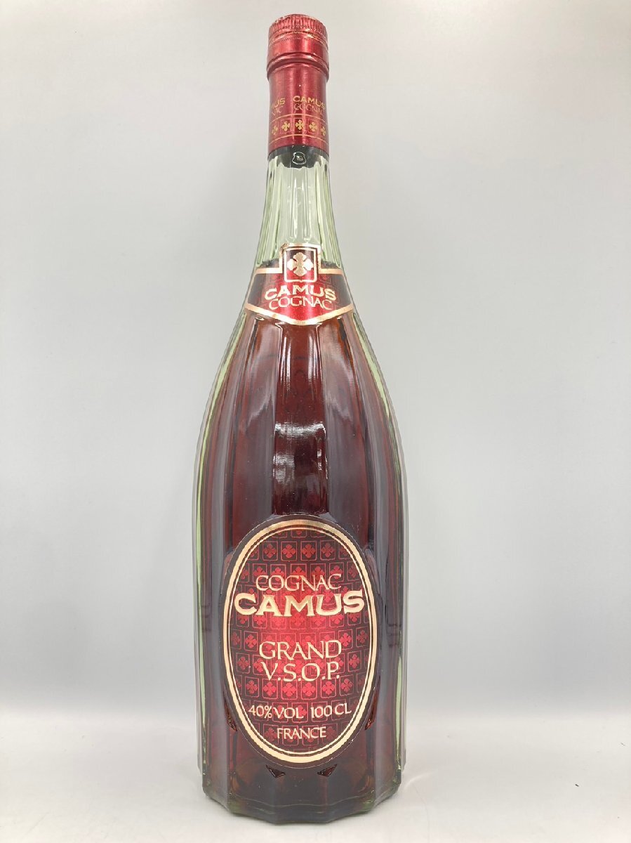 ST【同梱不可】CAMUS カミュ グランド VSOP 1000ml 40% 未開栓 古酒Z036739_画像1