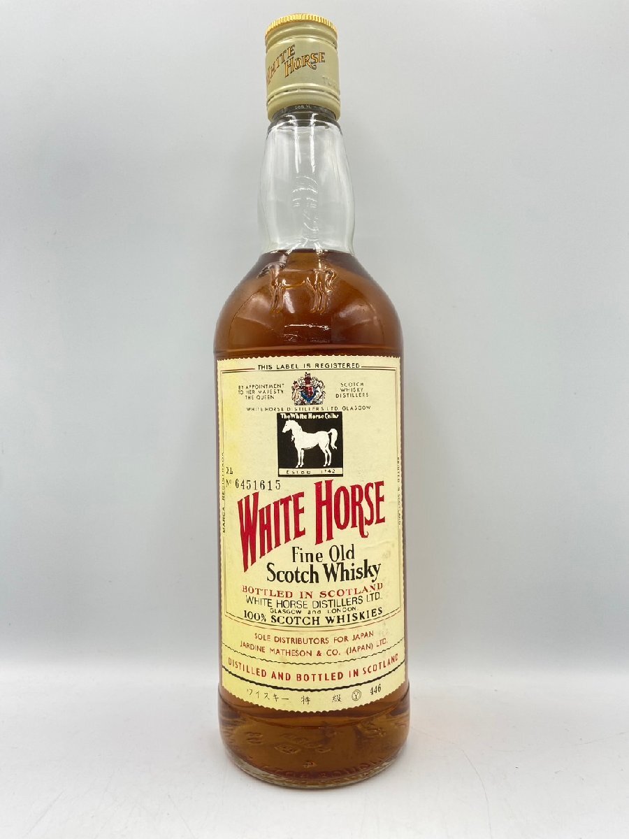 ST【同梱不可】WHITE HORSE ホワイトホース 750ml 43% 未開栓 古酒 Z050708の画像1
