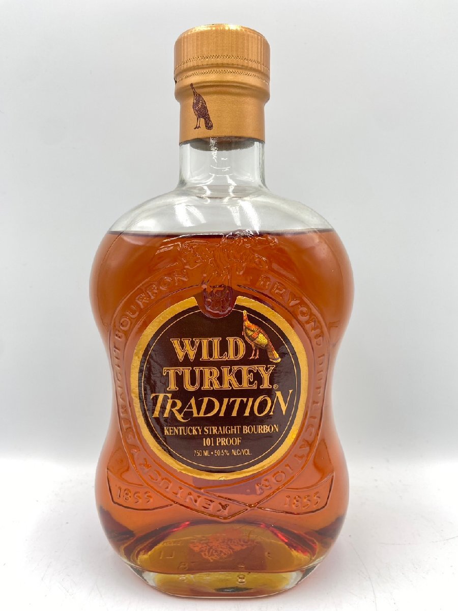 ST【同梱不可】WILD TURKEY ワイルドターキー トラディッショナル 750ml 50.5% 未開栓 古酒 Z051277_画像1