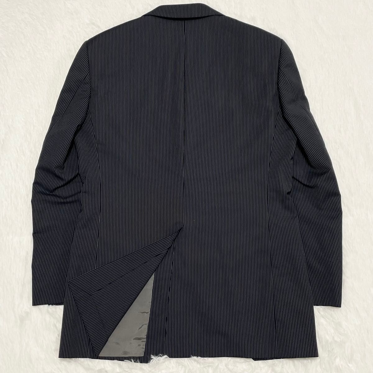【美品】インヘイルエクスヘイル　カノニコ　CANONICO セットアップ　スーツ　ジャケット　イタリア　ネイビー　M相当　37