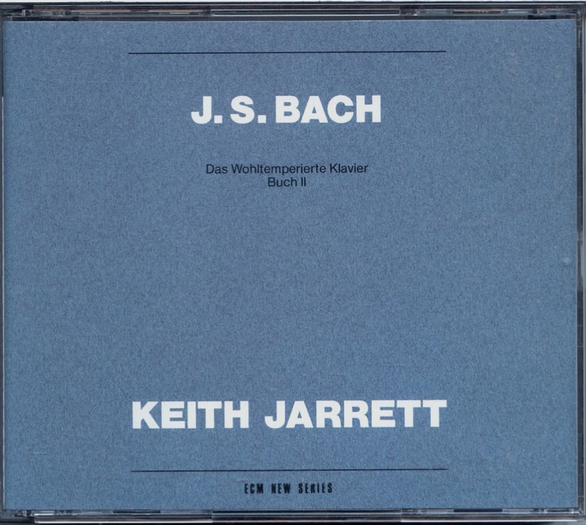 ECM NEW SERIES 1443/4 / Keith Jarrett / J.S. Bach:Das Wohltemperierte Klavier, Buch II / POCC-1502/3_画像1
