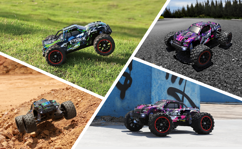 送料無料 HAIBOXING ラジコンカー オフロード 4WD 1/18 ブラシレス RCカー 58km/h 四輪駆動 全地形対応 耐衝撃 バッテリー2個 新品 未開封の画像5