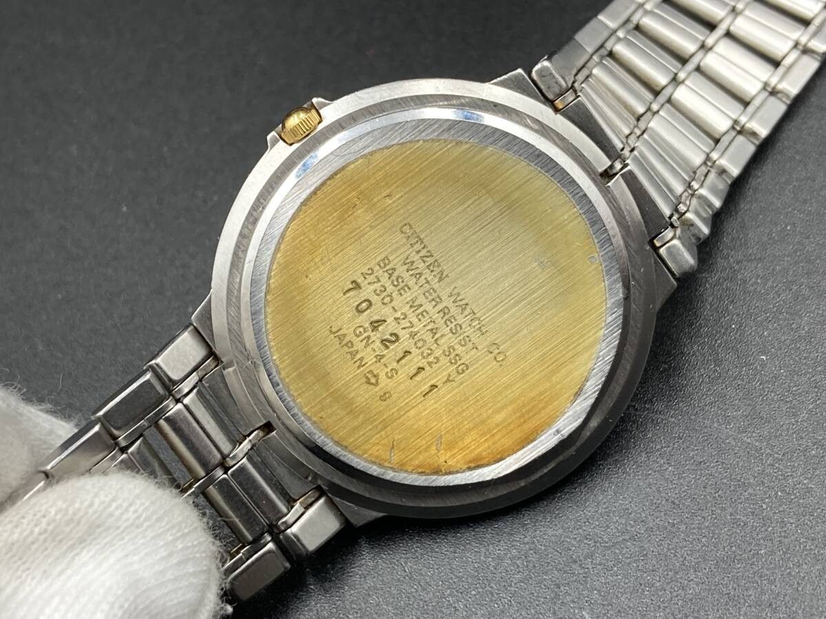 1円〜 動作品 CITIZEN EXCEED／シチズン エクシード 2730-274032 クォーツ メンズ腕時計の画像5