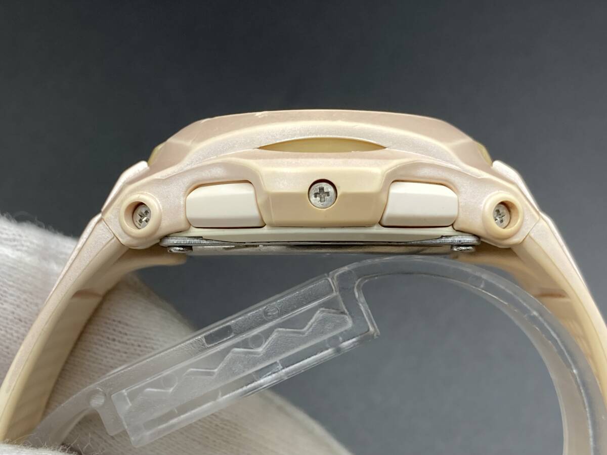 1円〜 動作品 CASIO Baby-G／カシオ ベビージー Tripper 電波ソーラー アナデジ BGT-200J クォーツ レディース腕時計の画像4