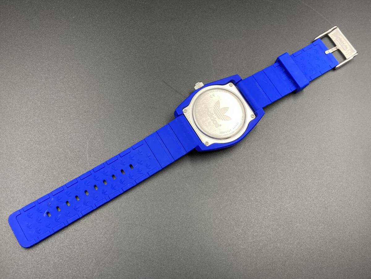 1円〜 動作品 adidas SANTIAGO／アディダス サンティアゴ ADH6169 クォーツ メンズ腕時計の画像8