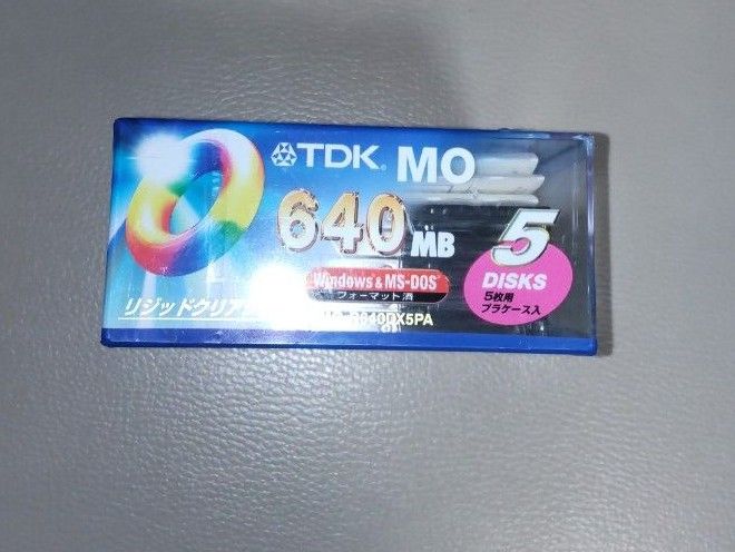 MO 640MB 5枚 TDK ディスク