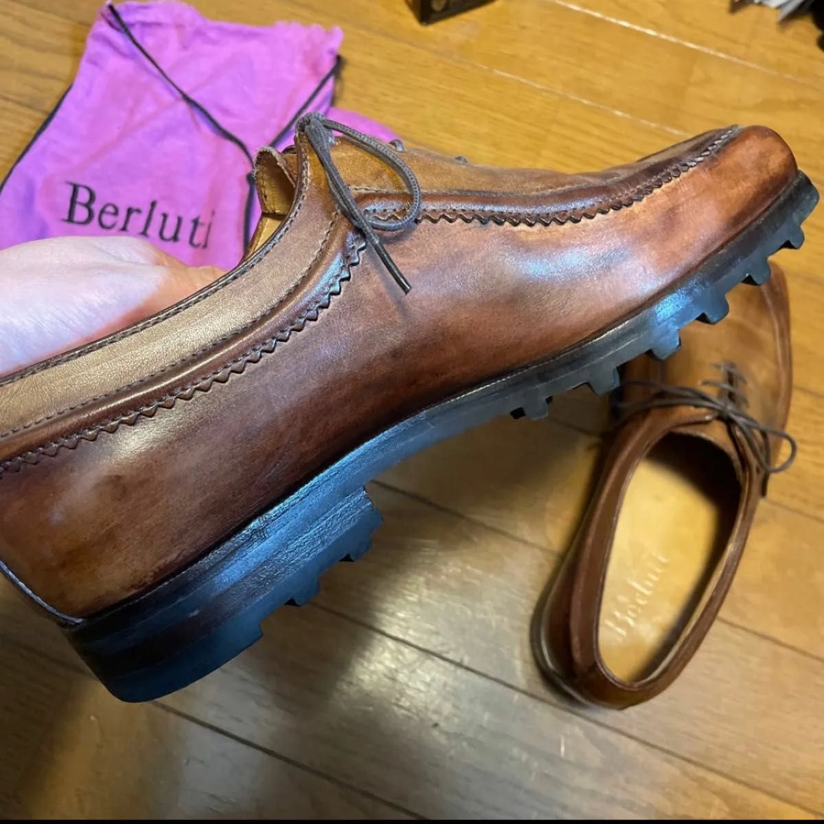 ベルルッティ BERLUTI ウルティマ  ビジネスシューズ 革靴 ブラウン ドレスシューズ 本革