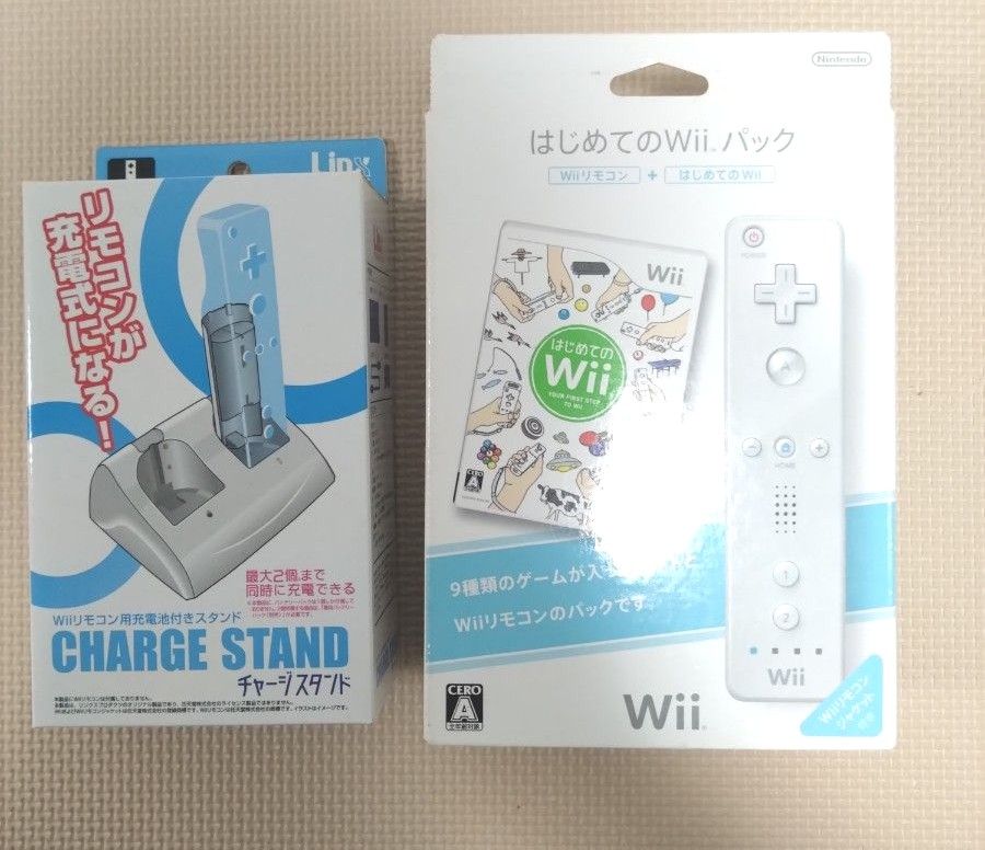 【新品・未使用】wii本体 白＆はじめてのwiiセット