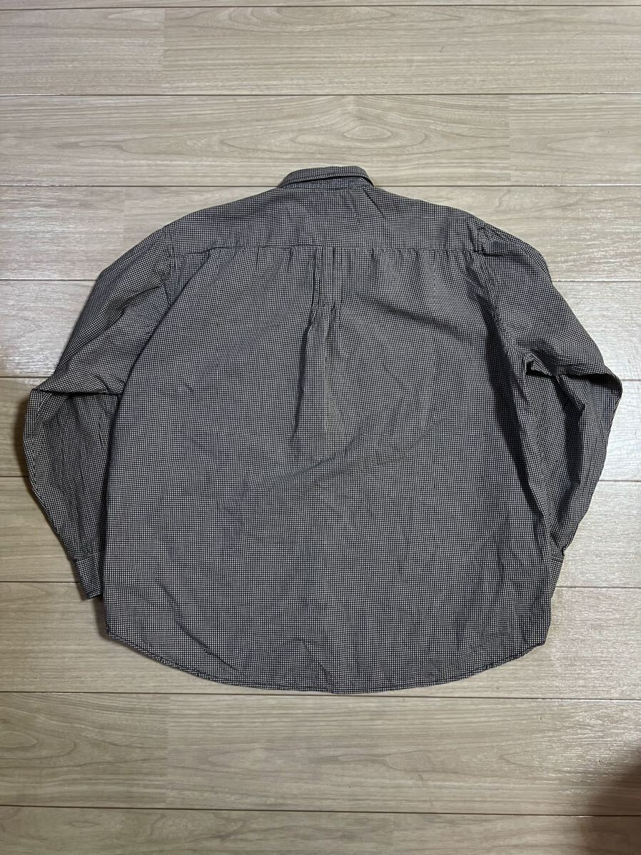激レア スペシャル 最初期 80’s OLD STUSSY 黒タグ ステューシー USA製 ランダムボタン ギャルソンシャツ Tシャツ vintage ビンテージ XLの画像5