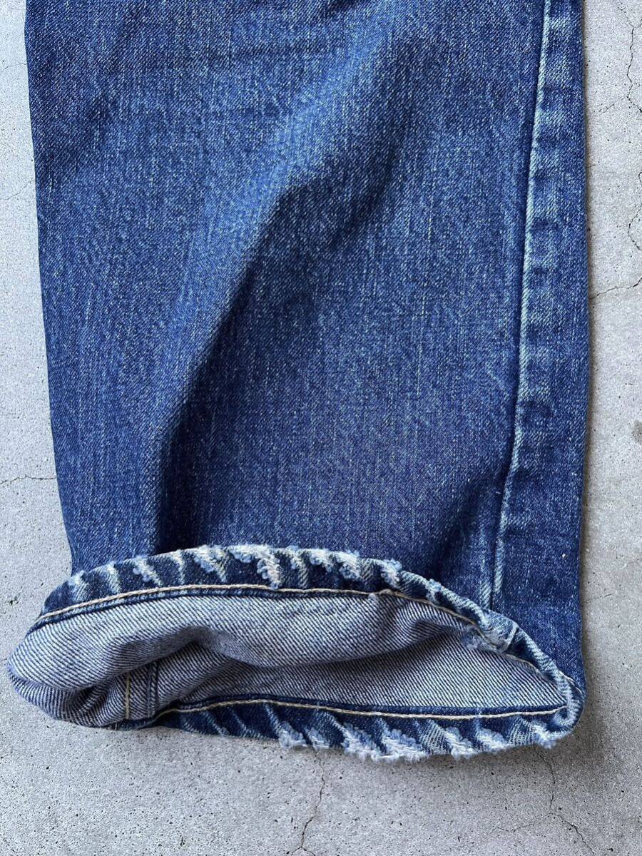 激レア スペシャル 50‘s unknown ビンテージ 5P デニムパンツ LEVI’S 501XX 47モデル 片面 革パッチ 40s 50s BIGE 大戦モデル 506xx 鬼髭