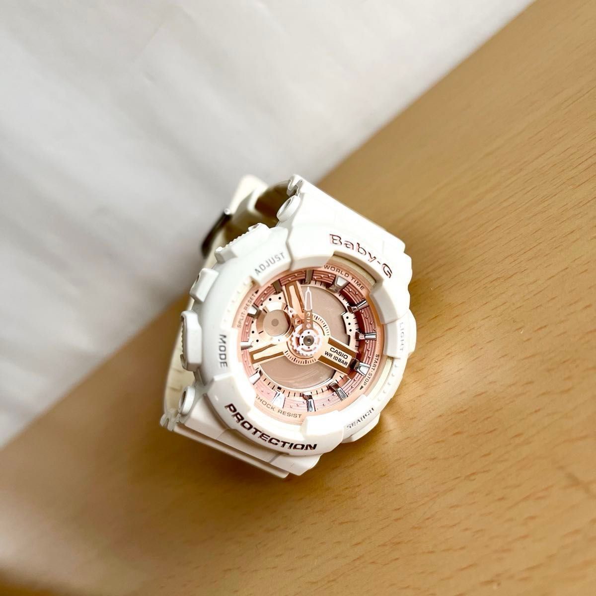 CASIO カシオ 腕時計 G-SHOCK Baby-G Gショック ホワイト ジーショック 白 ピンクゴールド