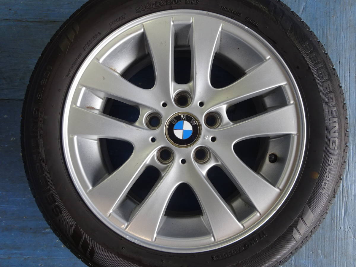 BMW 3シリーズ純正16インチホイール 4本 7J +34 5H 120 SEIBERLING SL201 205/55R16 E90 E91 320i セイバーリング_画像2