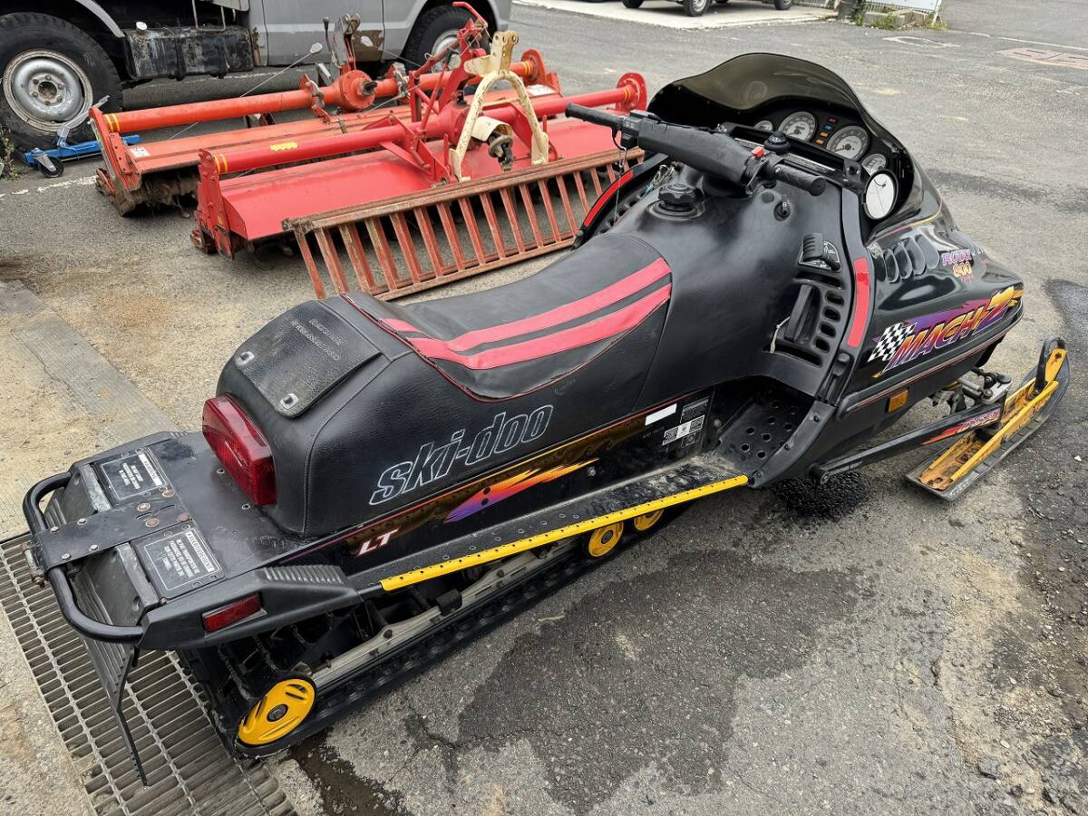 福島発!! ボンバルディア ski-doo スキードゥー スノーモービル ROTAT800 tripie リバース付 売切!!の画像2