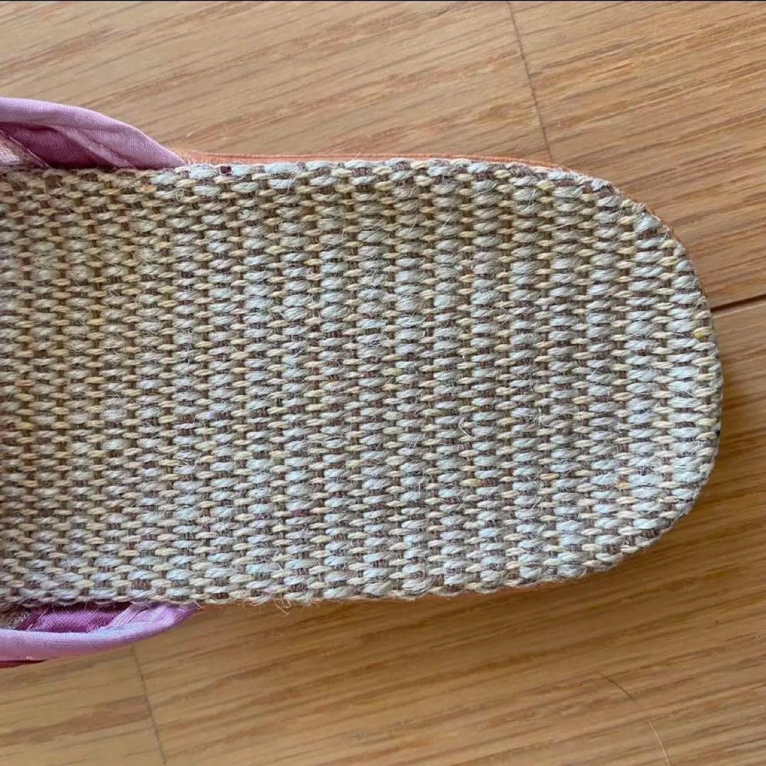  room shoes slippers embroidery flower pink interior put on footwear flax ventilation popular lovely dressing up ... see-through mesh 