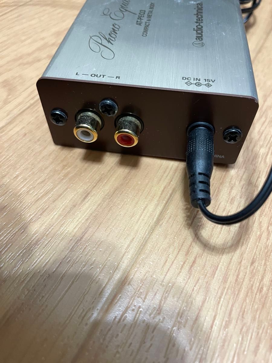 audio technica フォノイコライザー　AT-PEQ3 動作品 