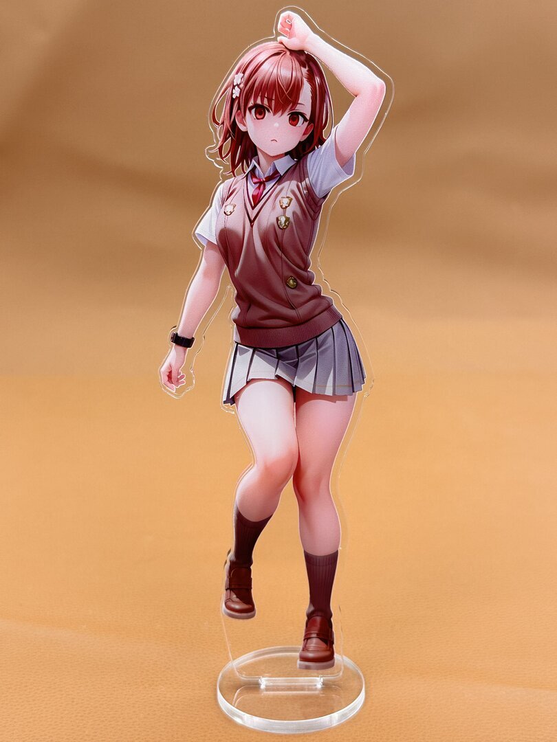 御坂 美琴 PT210 新品 人気希少品 両面印刷アクリルスタンド アクリルフィギュアの画像1