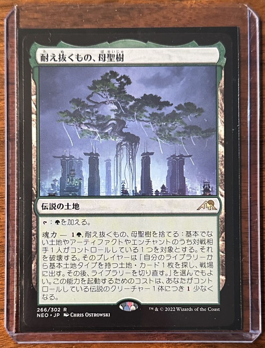 即日発送】 MTG 緑/日本語版 耐え抜くもの 母聖樹/Boseiju Who 即日発送】 MTG 緑/日本語版 耐え抜くもの 母聖樹/Boseiju Who