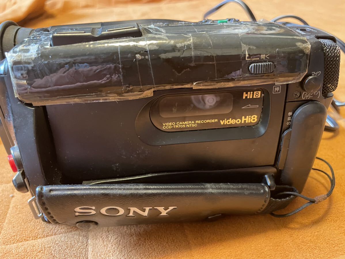 SONY video Hi8 Handycam ソニー ビデオカメラ CCD-TR705 取説 ケース付_画像3