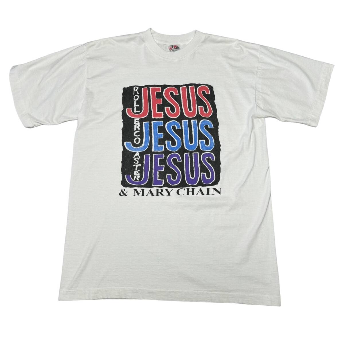 ・希少 The Jesus and Mary Chain 1990年 ツアーTシャツ size:L /ジーザス＆メリーチェイン ジザメリ _画像1